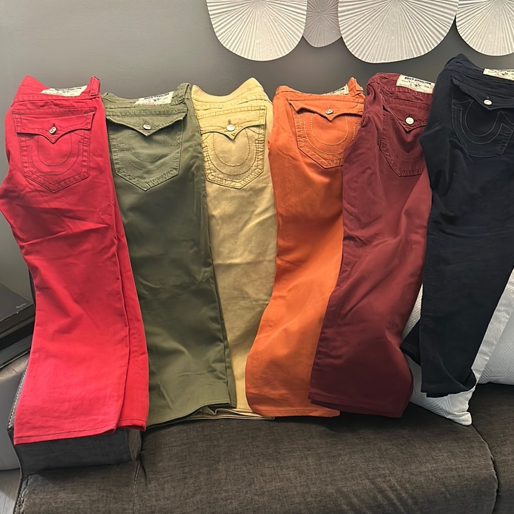 True Religion Men's Relaxed Jeans - Multicolor Collection
